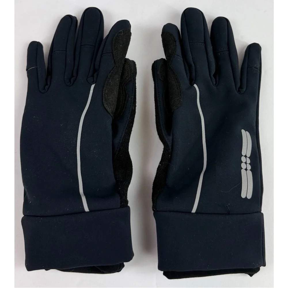 SWEATY BETTY Women's Black Lightweight Running Gloves Size, size Small